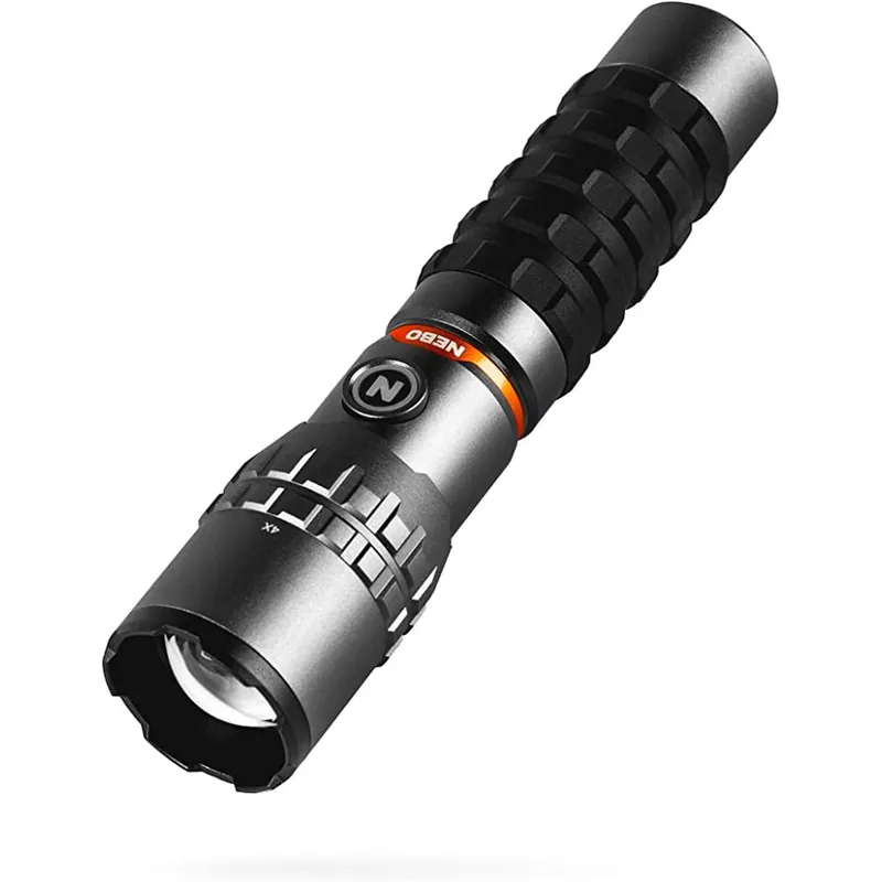 NEBO Slyde Rechargeable Flashlight with Work Light Rechargeable Flashlight with 4 Light Modes and a Magnetic Base