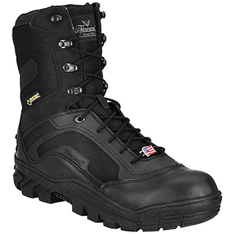 Thorogood Mens Veracity GTX Waterproof 8" Black Safety Toe Boots 804-6018