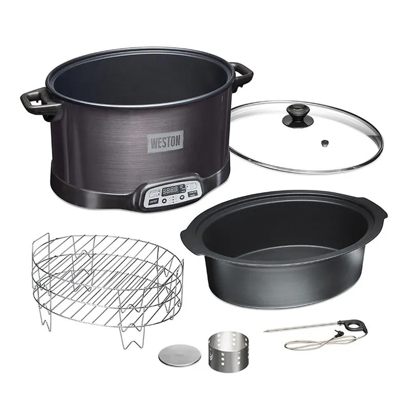 WESTON 2-In-1 Indoor Smoker & Slow Cooker