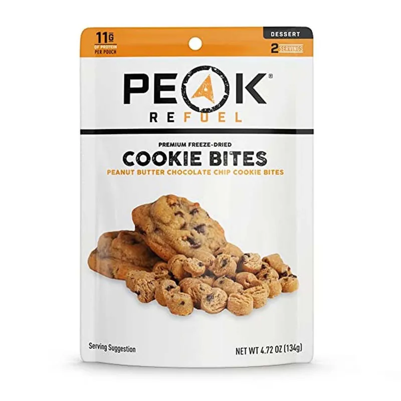 Peak Refuel Dessert Bites Peanut Butter Chocolate Chip Cookies High Protein Snack Packs (Cookie 1-Pack)