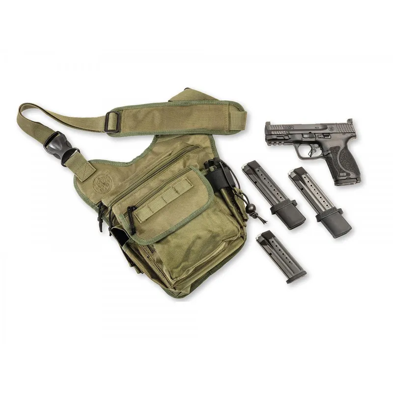 SMITH & WESSON M&P 9 M2.0 Compact 4" 9mm Luger 15 Rounds BUG OUT BAG BUNDLE
