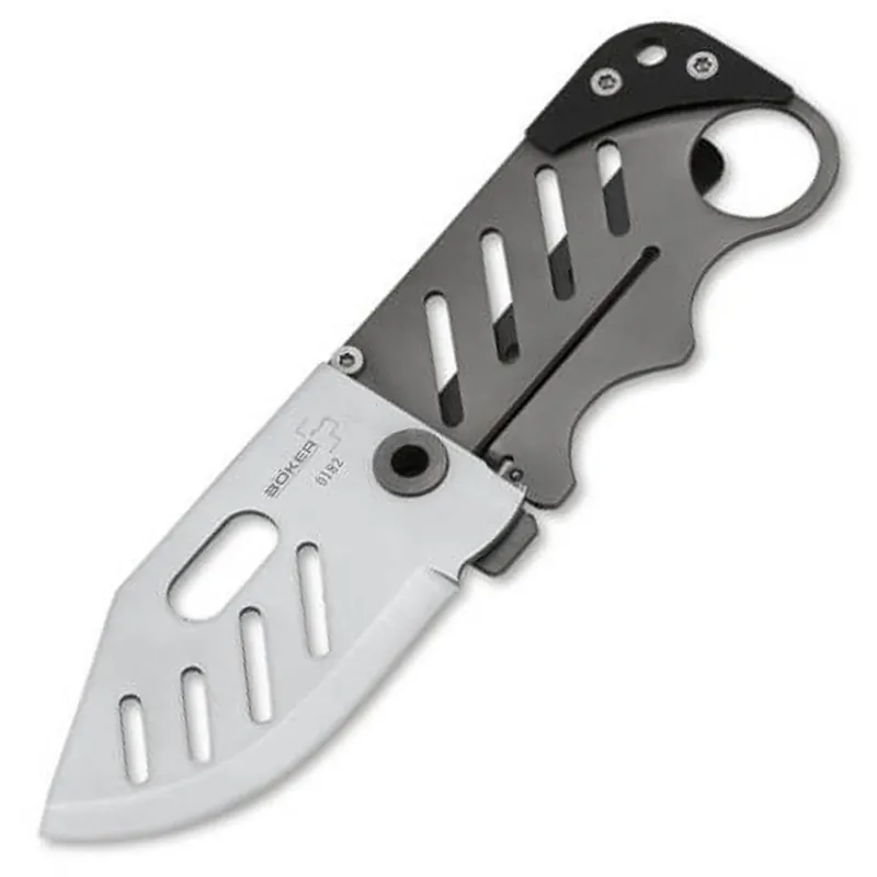 Boker Credit Card Knife 2.28" Folding Black