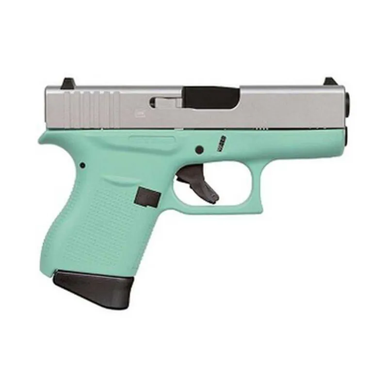 Glock 43X Robin‘s Egg Satin Aluminum 9mm