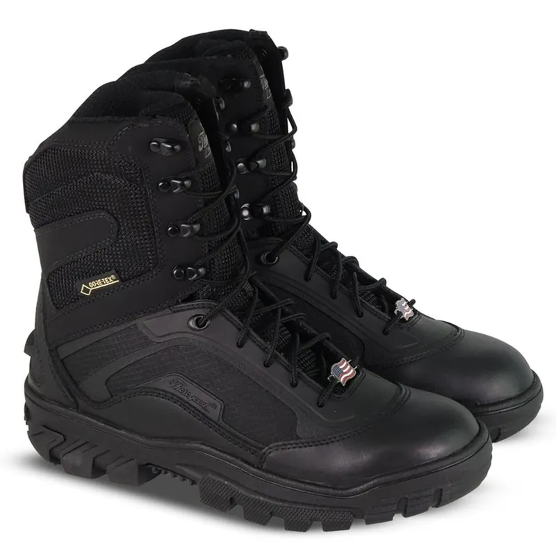 Thorogood Mens Veracity GTX Waterproof 8 Inch Black Boots 834-6018