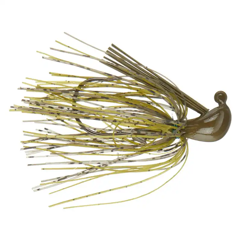 Greenfish Tackle Bryan New Bad Little Dude Jig New Green Pumpkin 3/8