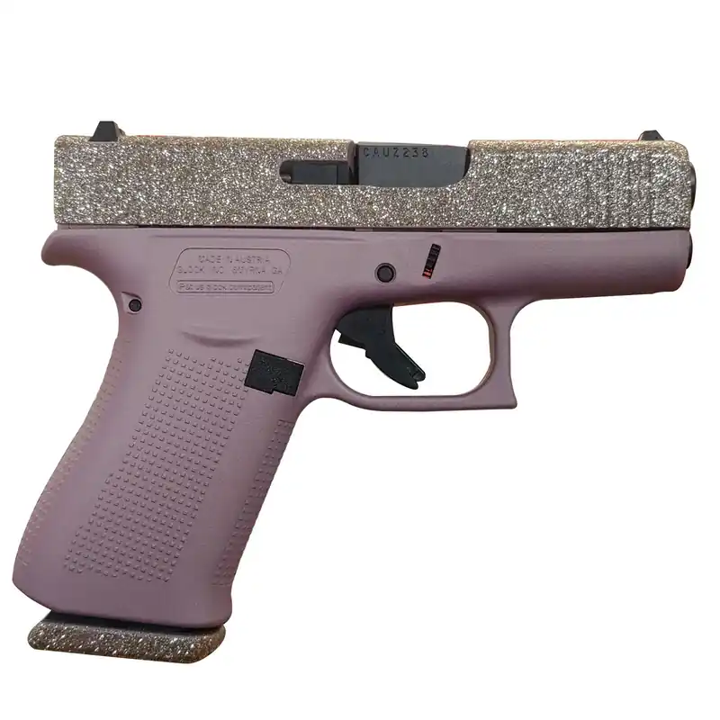 Glock 43X "Champagne Glitter" 9Mm 3.4" Barrel 10-Rnd