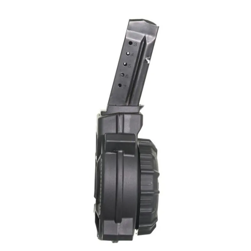 ProMag S&W Shield 9mm 50 Round Drum Magazine BLACK Polymer DRM-A15