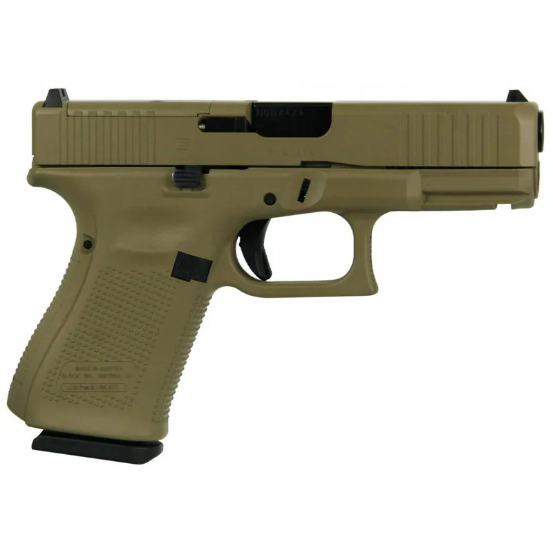 Glock 19 Gen5 MOS 9mm 15rd 4.02" FDE GLPA195S203MOSFDE