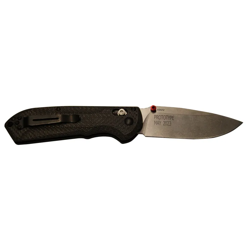 Benchmade Freek Carbon Fiber Drop-Point Satin 3.6" Prototype 2023