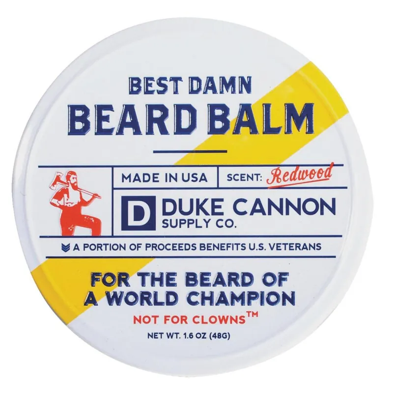 Duke Cannon Supply Co. Best Redwood Damn Beard Balm - 1.6oz