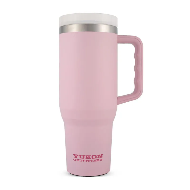 YUKON 40 Oz Tumbler Handle Soft Pink