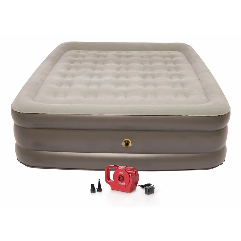Coleman 18" Raised Air Mattress, with Built-in Pump, Queen