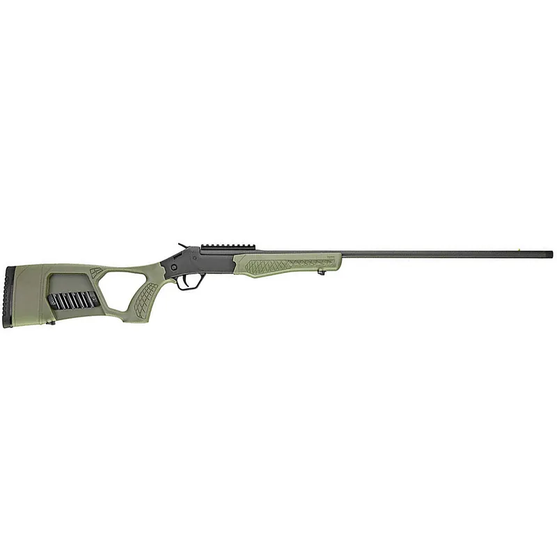 Rossi Tuffy Turkey Gun Single Shot 410 Gauge 26" Barrel Black Color Green Synthetic Stock X-Full and Modified Choke Tubes Fits Adult and Youth with Stock Extensions 1Rd