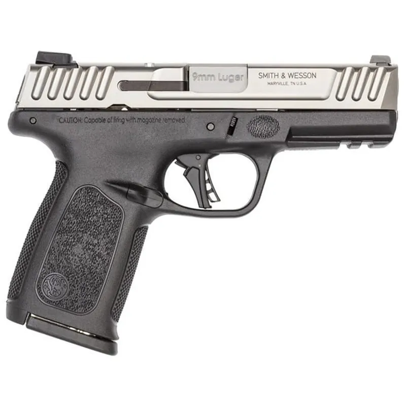 Smith & Wesson SD 2.0 Series Black/Silver 4" 9mm