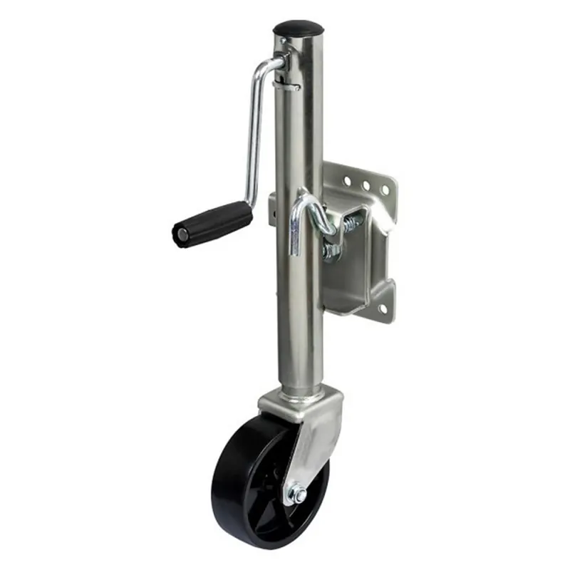 SeaSense 1000 lb Zinc Plated Trailer Jack with 6" D Wheel & 10" Travel
