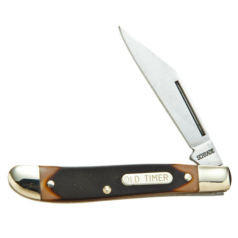 Schrade Old Timer Pal Single Folding Knife 2.25" Brown
