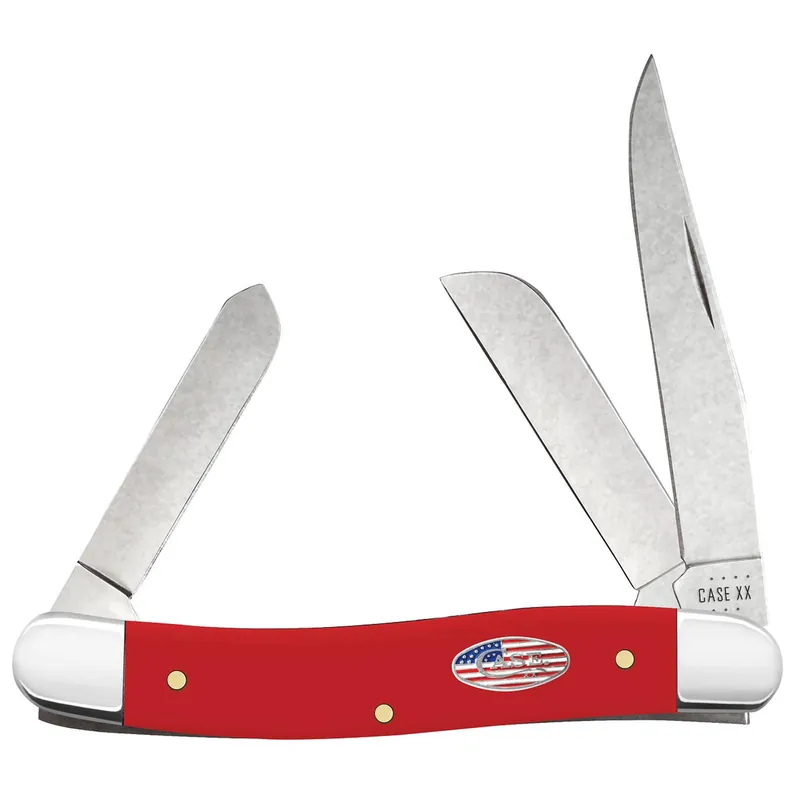 Case XX ‘American Workman‘ Medium Stockman 73931 Red Synthetic Carbon Steel Pocket Knife