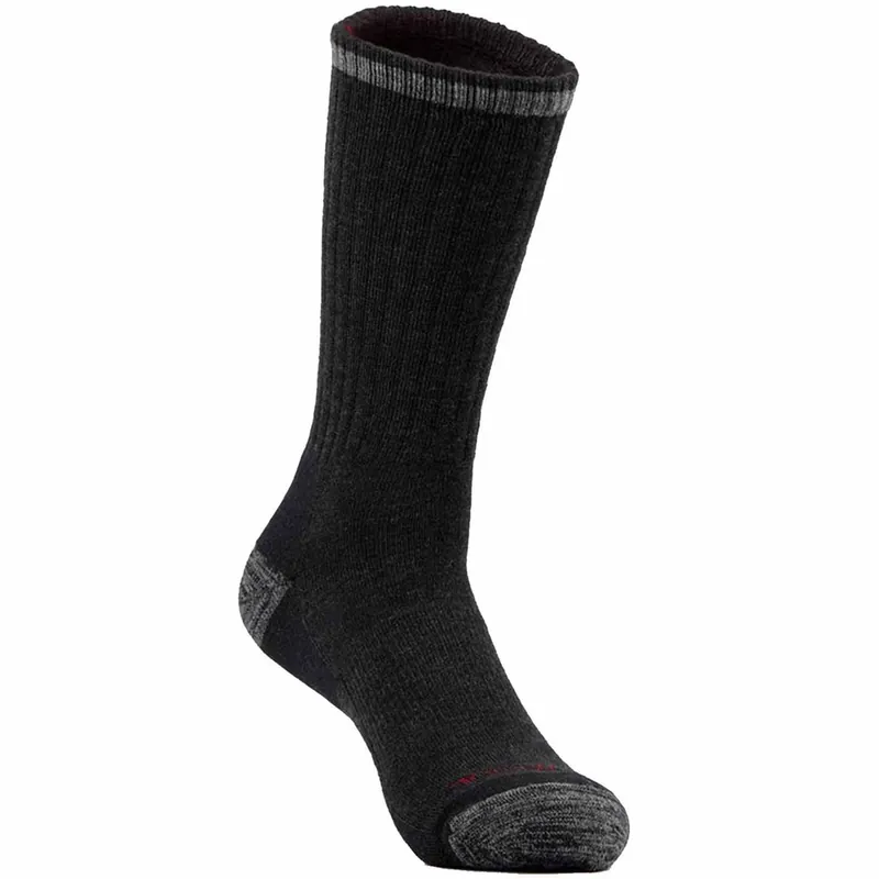 TerraMar Men‘s Merino Hiker Crew Socks 2 Pack, 1103-2