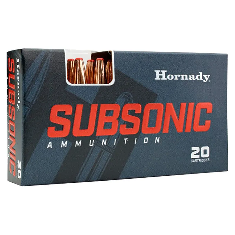 Hornady Subsonic Brass .338 ARC 307 Grain 20 Rnd SubX