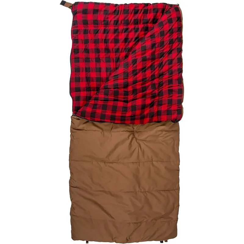 Grizzly 6 Lbs. Grizzly Sleeping Bag Brown/Flannel