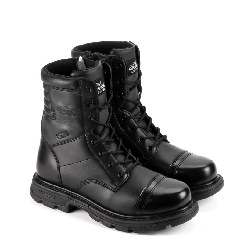 Thorogood DG Gen Flex2 8 Inch Tactical Side Zip Jump Black Boots 834-6888