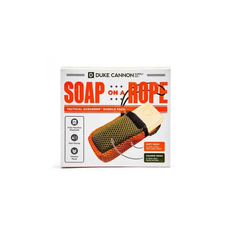 Duke Cannon Supply Co. Tactical Soap on a Rope + Bourbon Bar Soap - 1oz