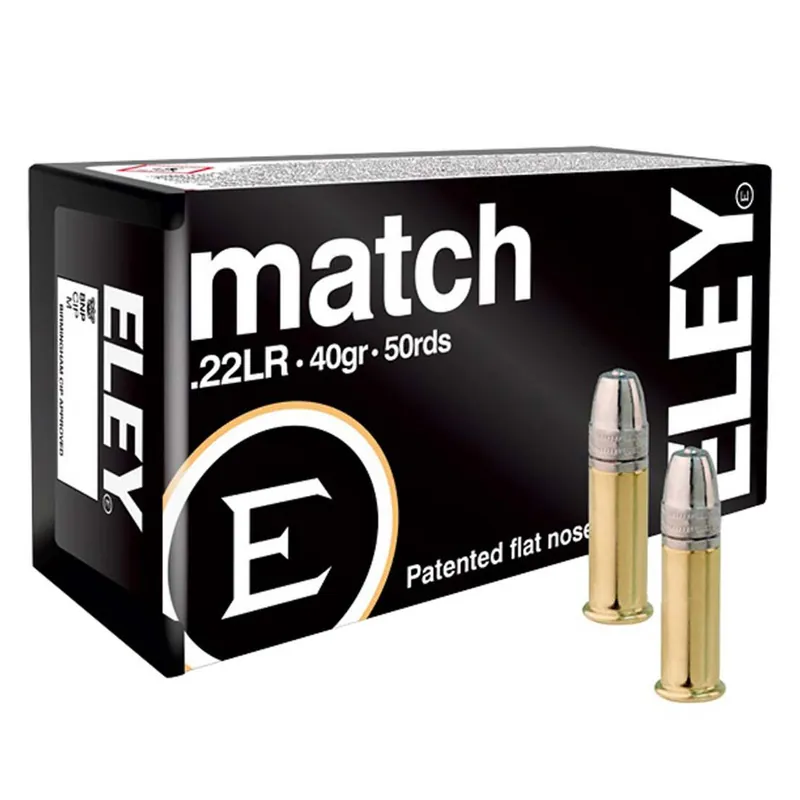 Eley Match EPS .22LR 40gr. 50 Rounds