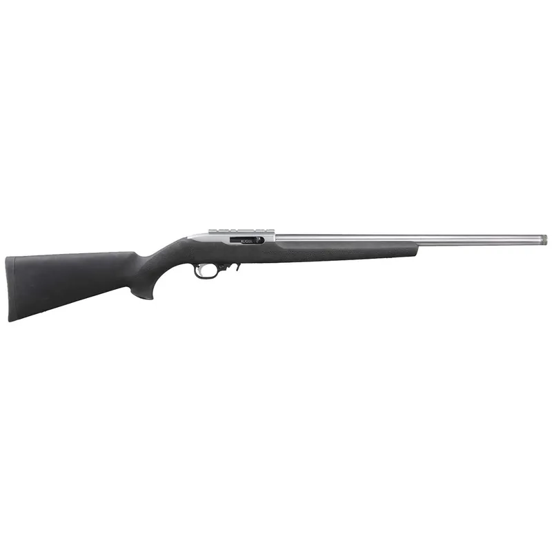 Ruger 10/22 Light Varmint Target Stainless .22 LR 20" Barrel 10 Rounds HOGUE Overmolded Stock