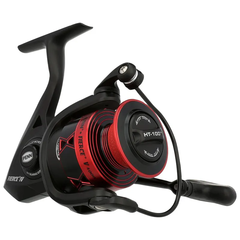 Fierce IV Spinning Reel 4000 6.2 1 Gear Ratio 15Lb Max Drag