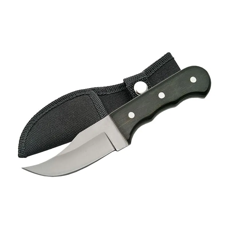 Szco Full Tang Short Skinning Knife Stainless Steel 6.25 inch