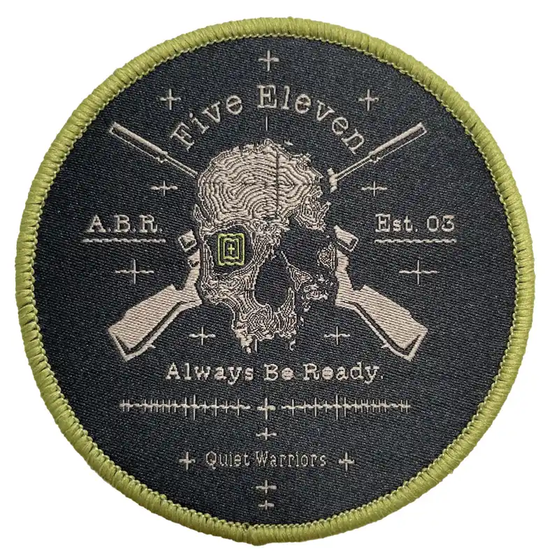 5.11 Quiet Warrior Global Embroidered Morale Patch