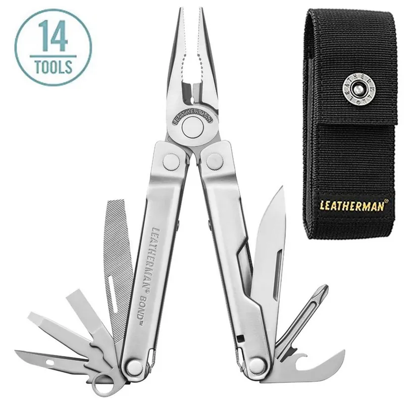 Leatherman Full-Size Multi-Tool, SS, Black 832934