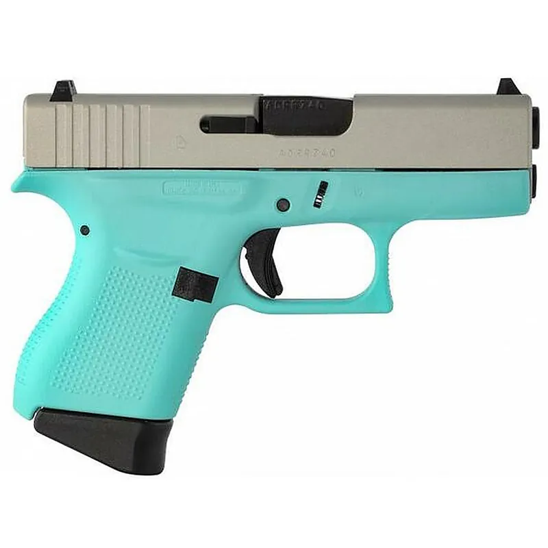 Glock 43 9mm Luger 3.4" Barrel 6+1 Capacity Robin‘s Egg Blue