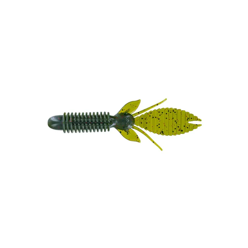 Big Bite Baits BFE 4 1/2 inch Soft Plastic Creature Bait 6 pack Dark Watermelon Red 4.5"