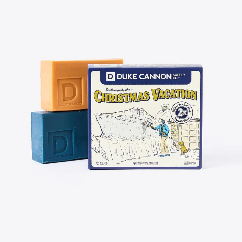 DUKE CANNON Christmas Vacation Soap Double Pack