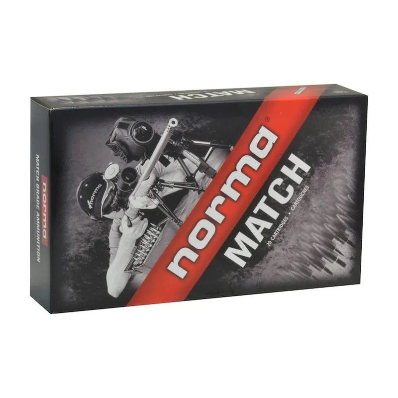 Norma Match Ammunition 6.5 PRC 143 Grain Hollow Point Boat Tail 20 Rounds