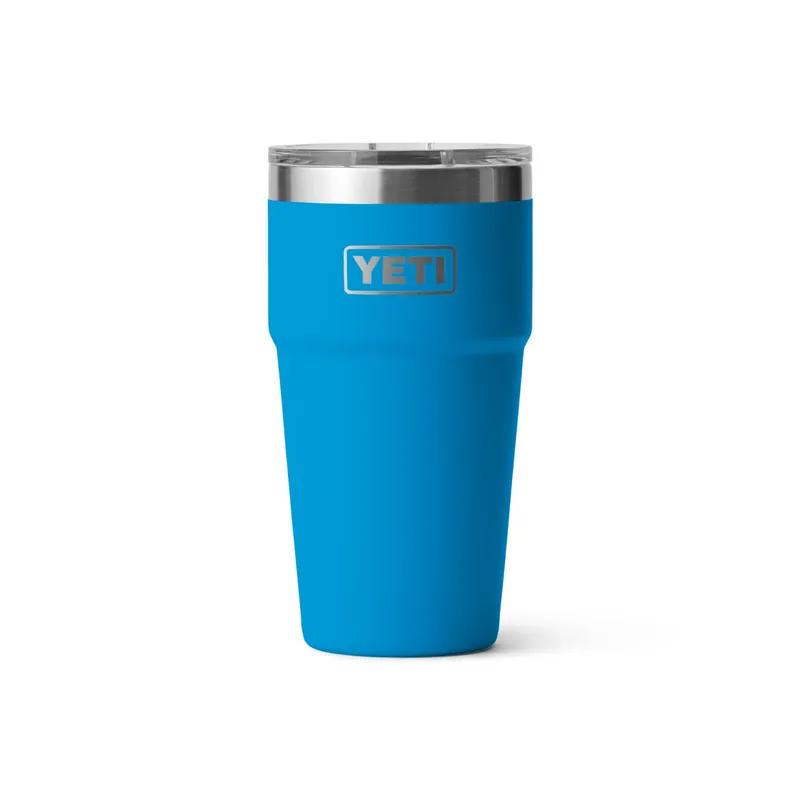 Yeti Rambler 20oz Stackable Cup MS Big Wave Blue