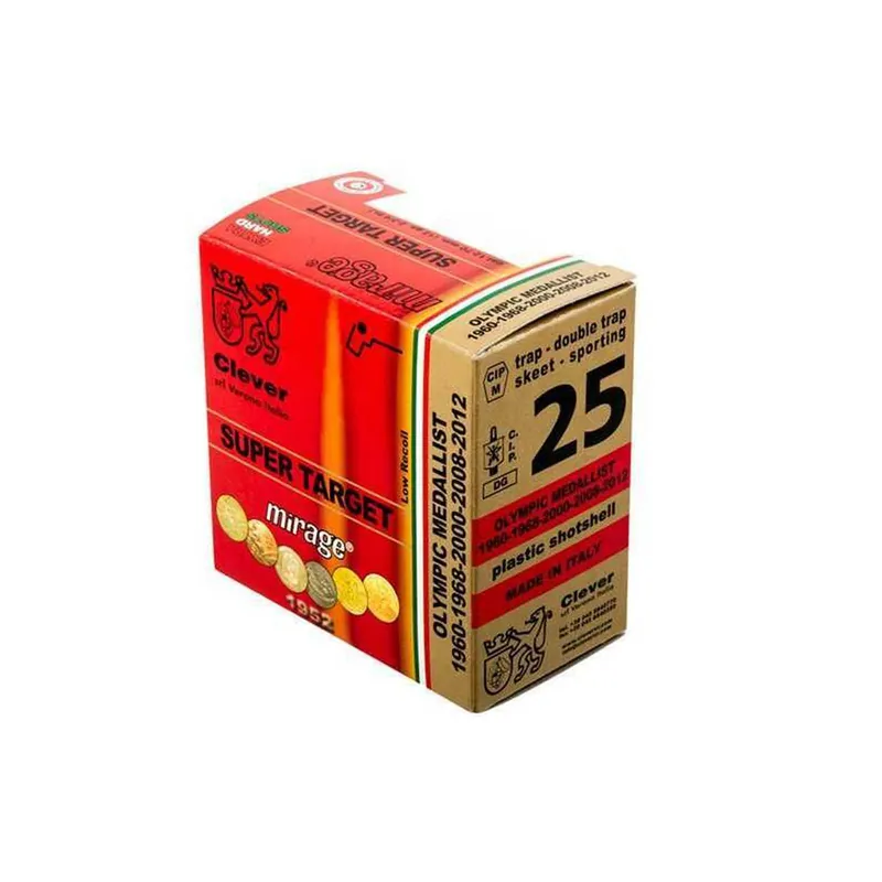 12 Gauge 25 Rounds Ammunition Clever 2 3/4" 1 1/8 oz Lead 7 1/2
