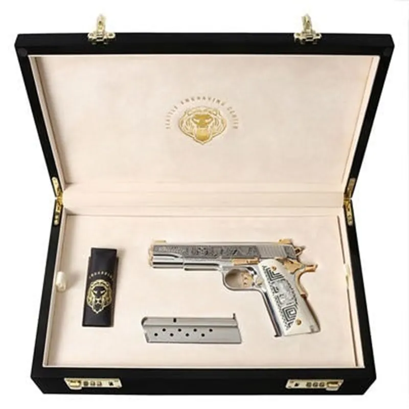 Kimber 1911 Sts Ii Aztec Temple Burst Chrome .38 Super 5.25" Barrel 8-Rnd