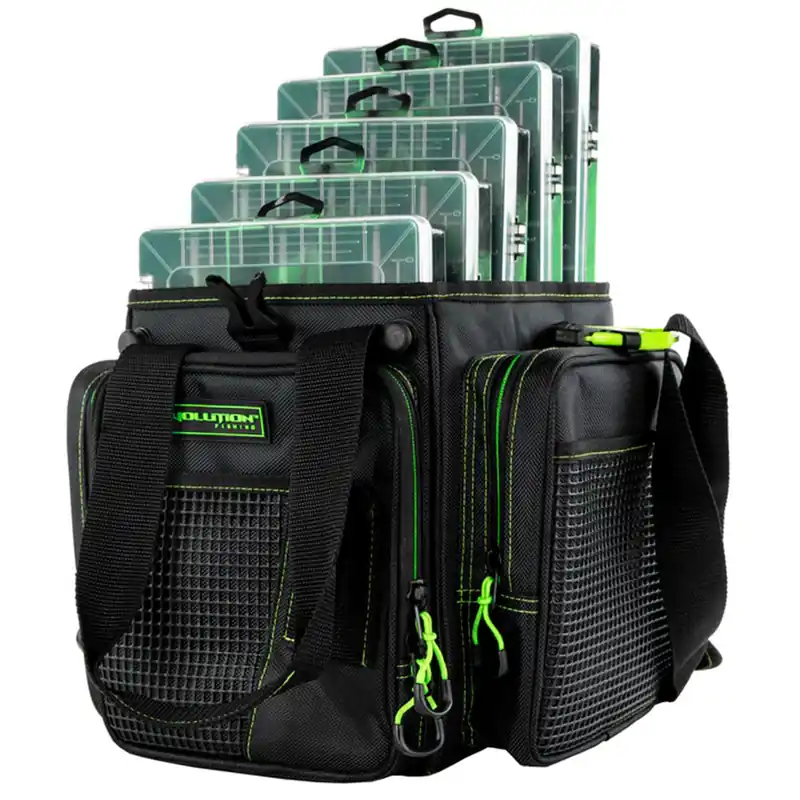 Evolution Outdoors Vertical 3600 Drift Series Tackle Bag Green