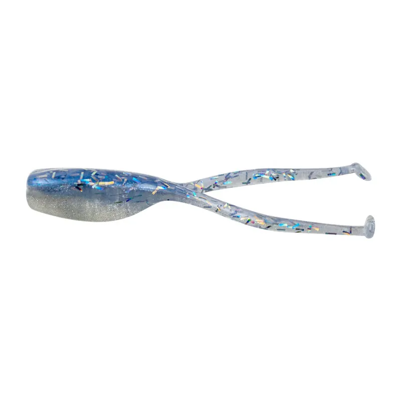 Bobby Garland Slab Dockt‘R 2 1/2 inch Soft Plastic Swimbait 12 pack Blue Ice 2.5"