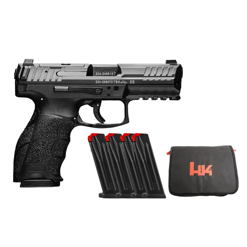H&K VP9 9mm Pistol with Five Magazines 17 Rnd 4.09" Barrel Soft Case