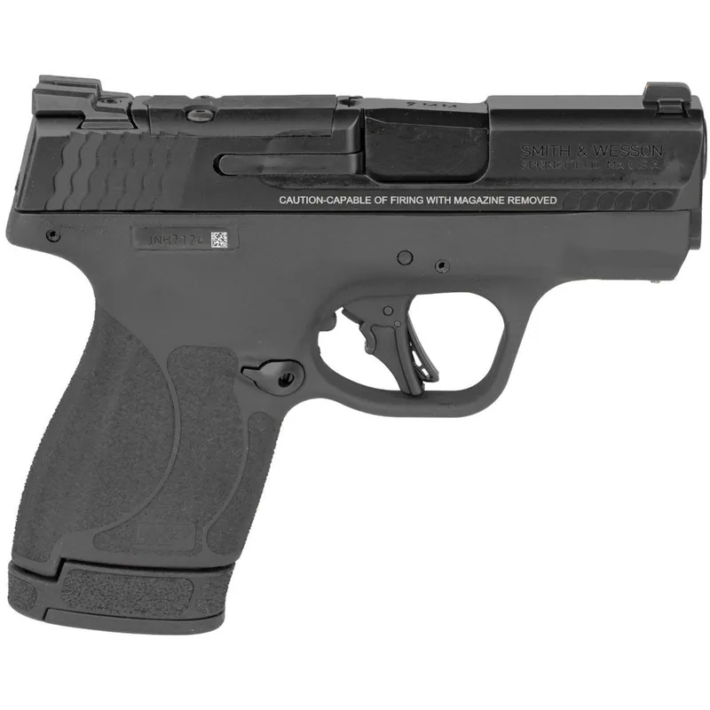 Smith & Wesson M&P9 Shield Plus Micro Compact 9mm, 3.1" Barrel, Armornite Finish, Black, Tritium Night Sights, Optics Ready, 13536, 10rd