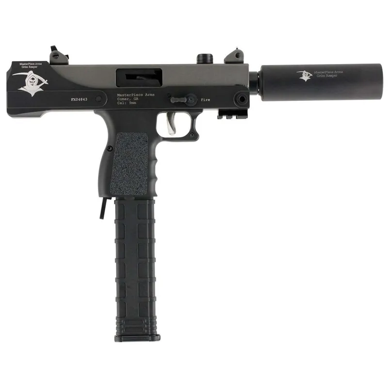MasterPiece Arms 30TGR Defender Top Cocking 9mm Luger 5.50" 30+1 Black Cerakote