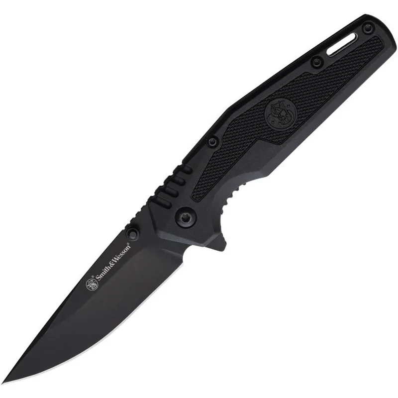 Smith & Wesson SWAT Spring Folding Assisted Drop Point 3" Clam Pack