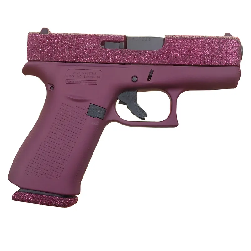 Glock 43X "Black Cherry Glitter" 9MM 3.4" Barrel 10-Rnd