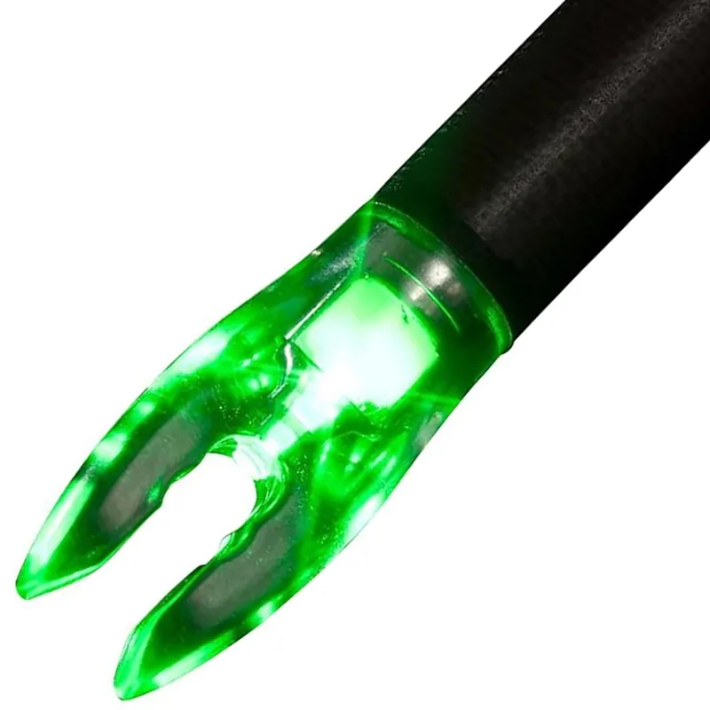 Nockturnal Lighted Nock Green 3 Pack Universal Fit, NT305