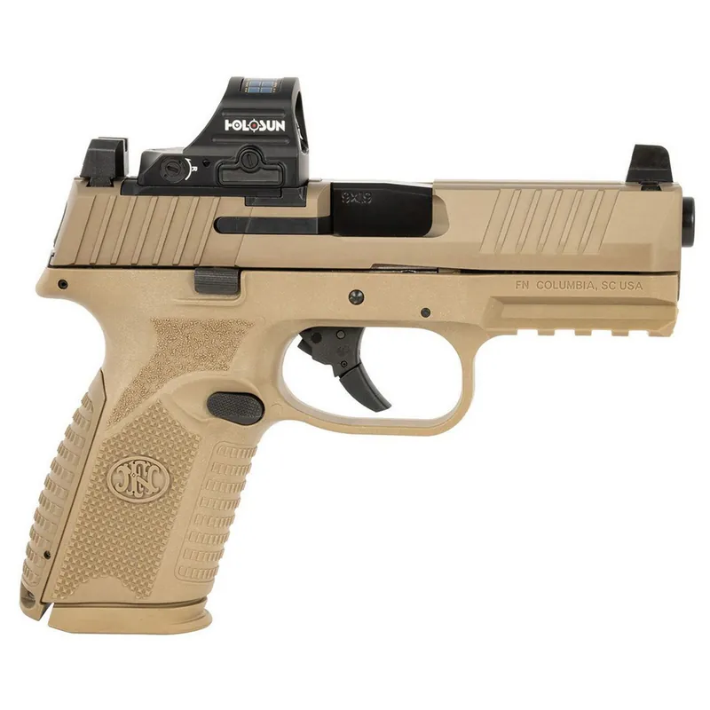 FN 509 M MRD NMS NS 9mm 4" Barrel 14 Rnd Holosun 407C FDE