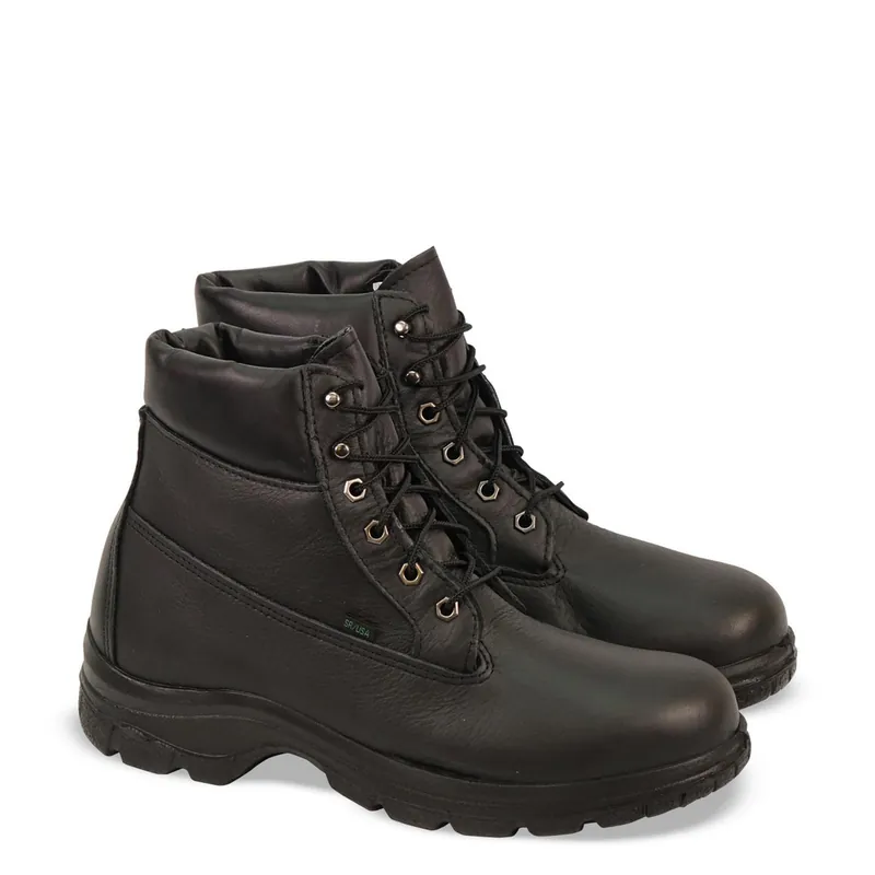 Thorogood Mens Soft Streets WP & Insulated 6" WB Black Boots 834-6342