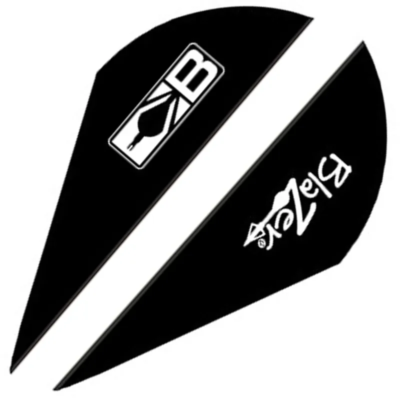 Bohning Blazer 2" Vane Arrow Fletching Black Pack of 36, 10831BK2